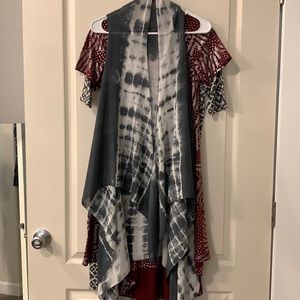 one size vest shawl